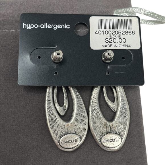 Chico’s Statement Earrings Bundle NWT – Multicolor & Gunmetal - Picture 4 of 5